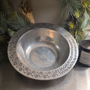 Wilton Armetale Silver Decorative Bowl